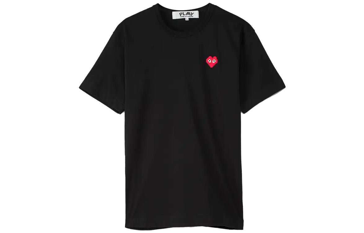 COMME des GARCONS PLAY Basic Invaders T-Shirt Red Emblem 'Black' AZ-T322-051-1