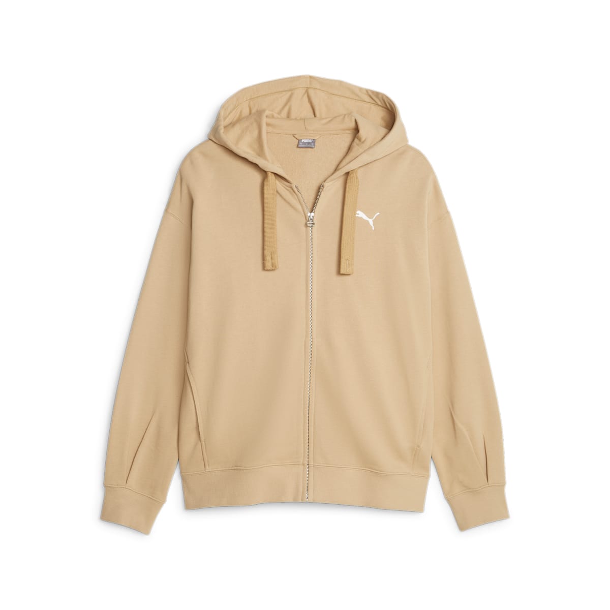 (WMNS) PUMA HER Full-Zip Hoodie 'Tan' 676003-84