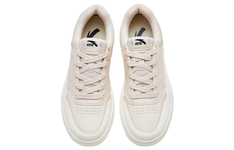 (WMNS) ANTA Skateboarding Series Sneakers 'White Beige' 922338065-3