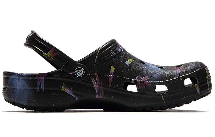 Crocs Classic Clog Casual Breathable Beach Shoes Black Unisex 206868-001