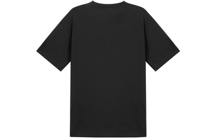 New Balance Unisex Embroidery Logo Round-Neck Black MT11592-BK