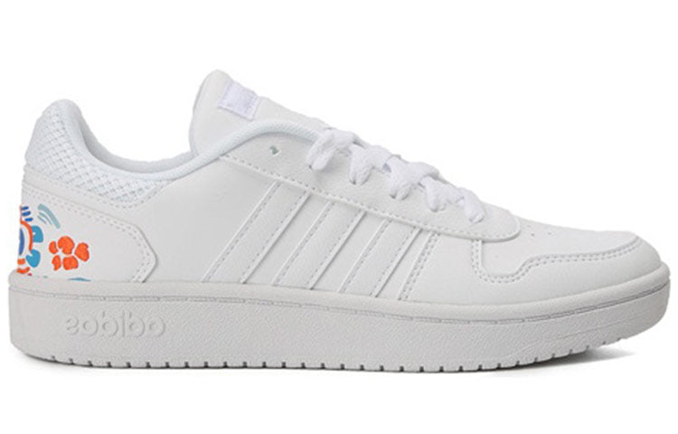(WMNS) adidas Hoops 2.0 Embroidered 'White' EE5823