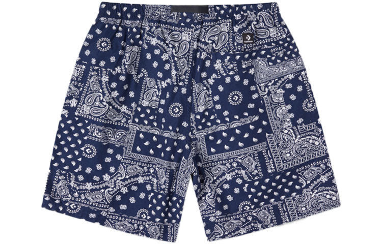 Converse Paisley Pattern Shorts Asia Sizing 'Navy' 10023153-A01