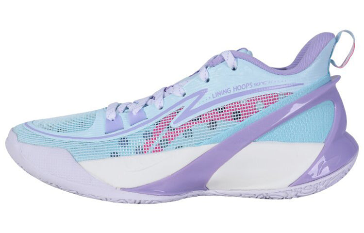 (GS) Li-Ning Sonic 10 V2 Low 'Snow Blue Purple' ABPS033-2