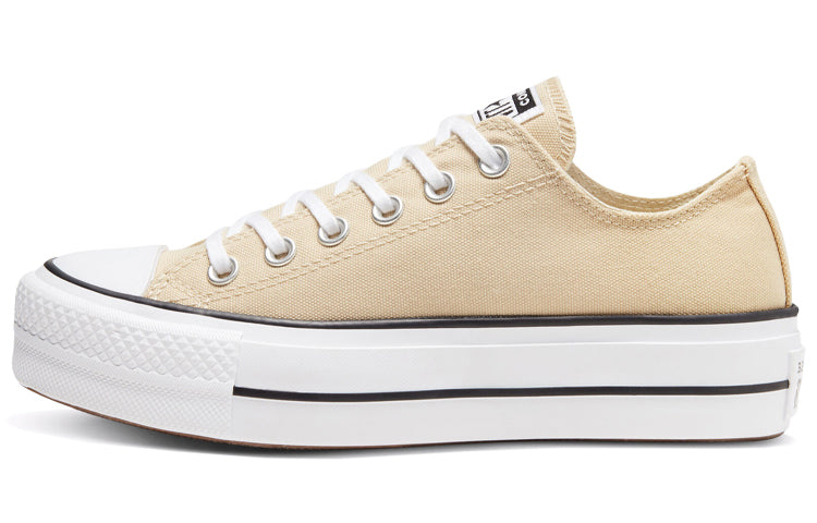 (WMNS) Converse Chuck Taylor All Star Platform Low 'Farro White' 568626C