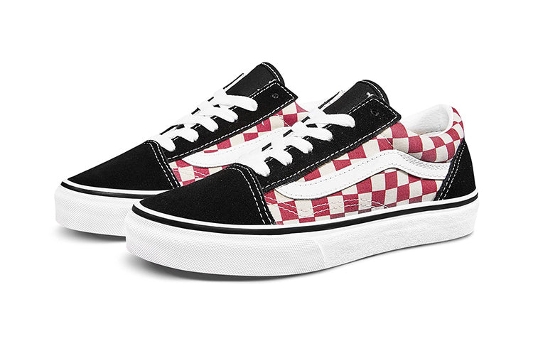 (PS) Vans Old Skool 'Checkerboard - Black Red' VN0A38HB35U