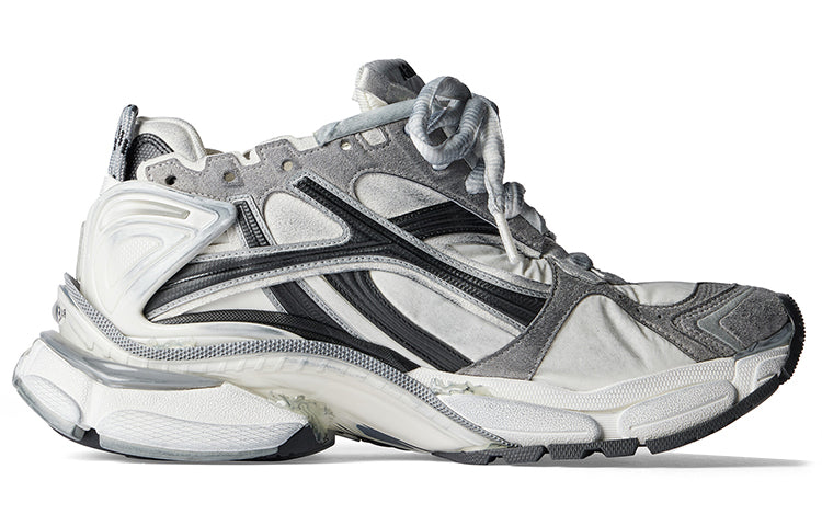 (WMNS) Balenciaga Runner SneakerS 'Grey White and Black Nylon and Suede Like Fabric' 772767W3RNY9012