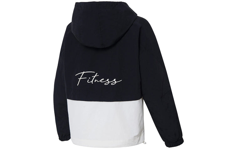 Li-Ning Gym Series Loose Sports Hooded Jacket 'Black' AFDS010-3