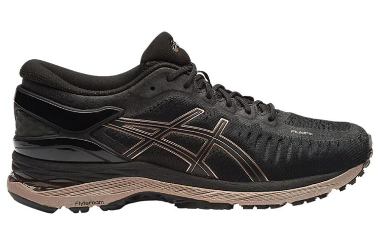(WMNS) ASICS Metarun Shoes Black/Golden T691N-9099