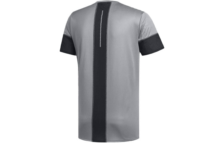 adidas Casual Sports Running Round Neck Short Sleeve Gray EI6317
