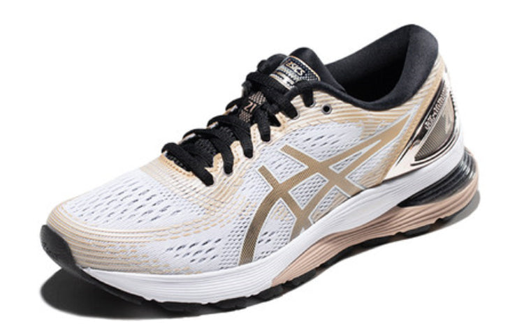 (WMNS) ASICS Gel-Nimbus 21 Platinum 'White Frosted Almond' 1012A608-100