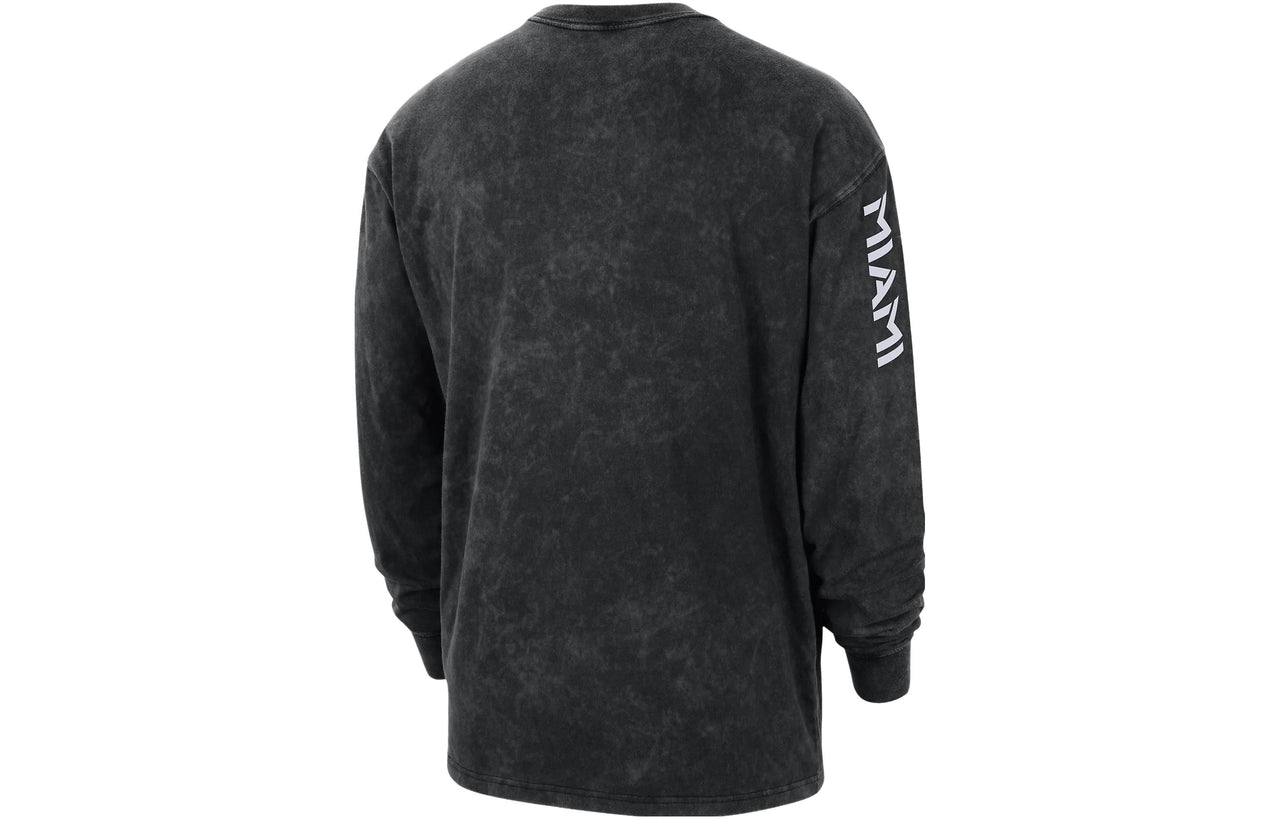 Air Jordan Miami Heat Courtside Statement Long-Sleeve T-shirt 'Black' DV5749-010