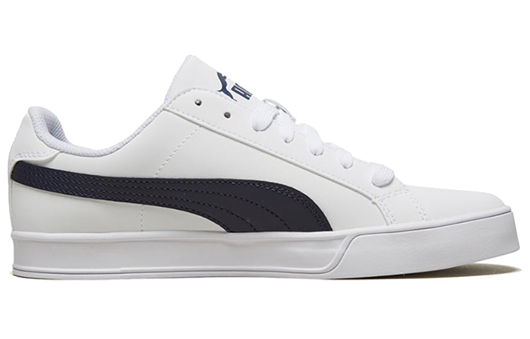 PUMA Smash Vulc White/Blue 359622-10