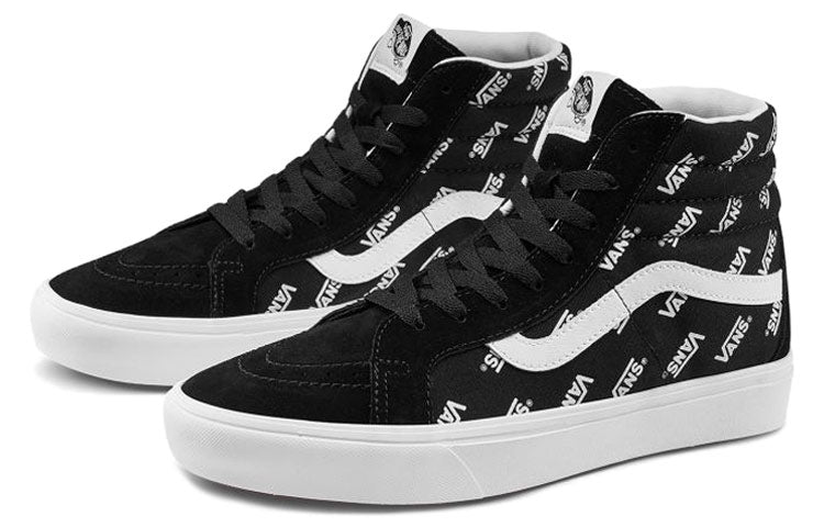 Vans ComfyCush SK8-Hi Logo 'Black White' VN0A3WMCWQE
