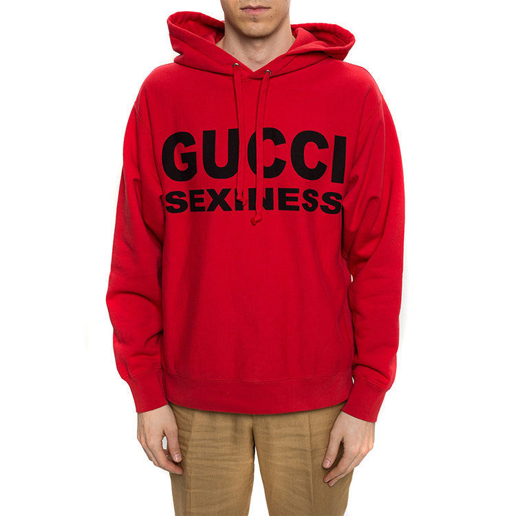 Men's Gucci Sexiness Logo Printing Red 569828-XJCK2-6249