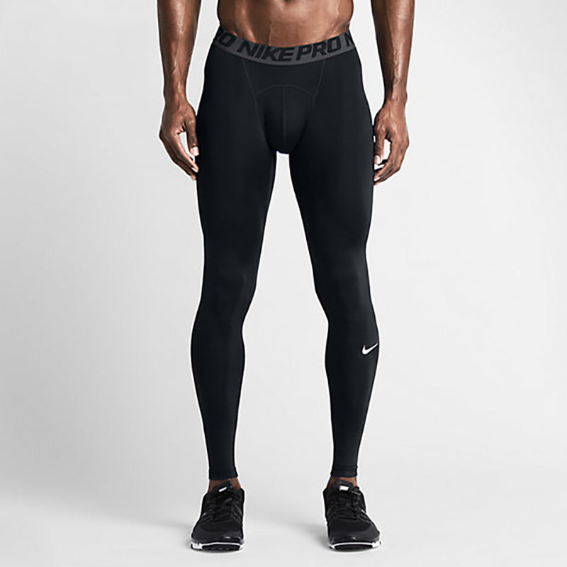 بنطال رياضي Nike Knit Tight Elastic جيد التهوية باللون الأسود 932451-010