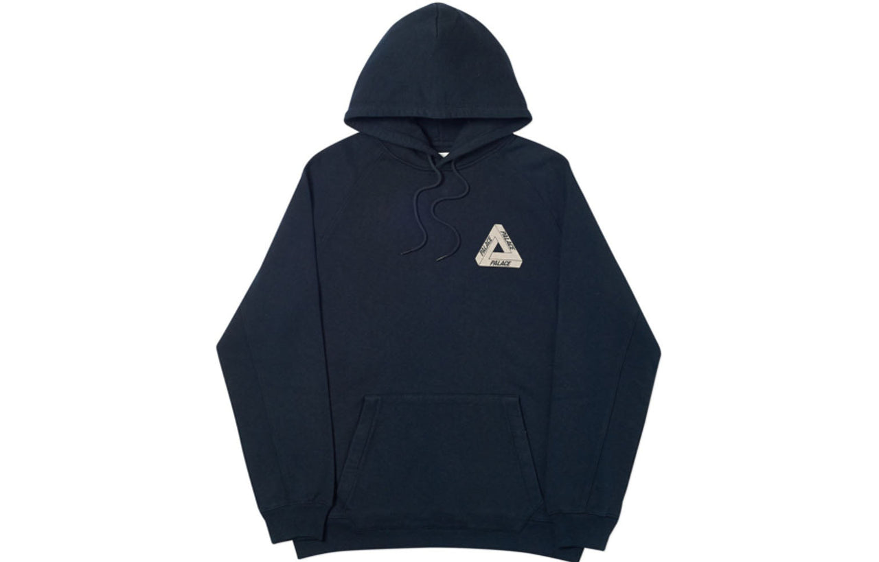 PALACE Slub Hood Black Back Printing Unisex P18FW059