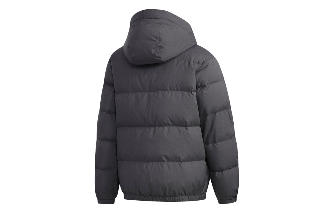 adidas Xplr Sh Dwn Jkt Outdoor Woven Detachable hooded down Jacket Black FJ9230