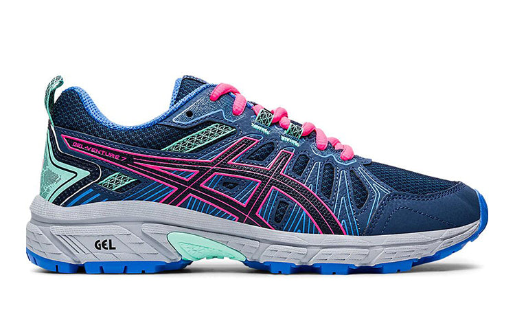 (GS) ASICS Gel-Venture 7 'Peacoat Hot Pink' 1014A072-400