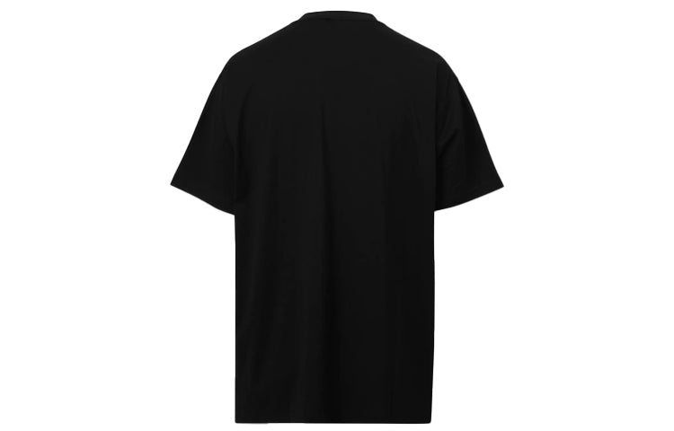 Burberry Monogram Motif Cotton Loose Short Sleeve Unisex Black 80332631