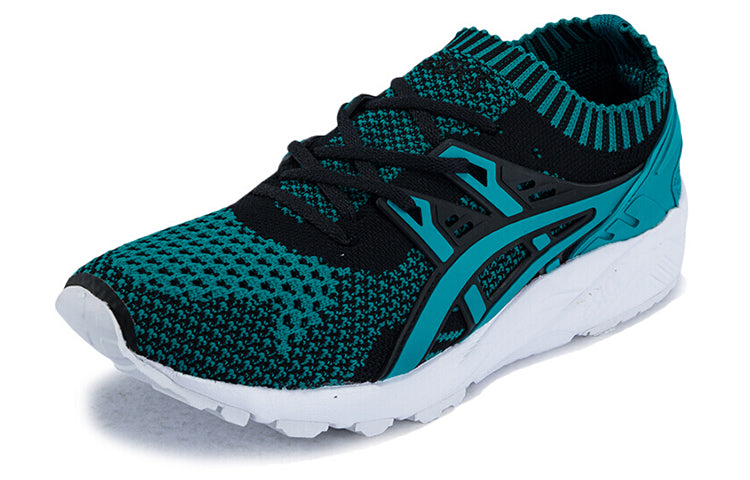 (WMNS) ASICS Gel-Kayano 'Black Green' H7W7N-8383