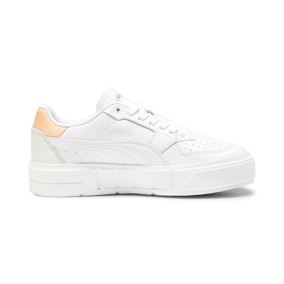(WMNS) PUMA Cali Court Leather 'White Peach Fizz' 393802-12