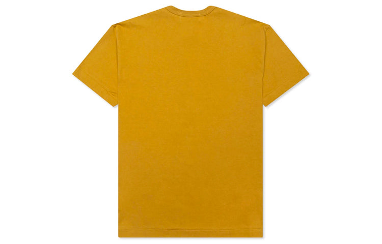(WMNS) COMME des GARCONS PLAY Mini Logo Tee "أصفر" AZ-T213-051-5