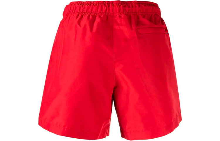 Men's Off-White SS21 Logo Ordinary Version Red Shorts OMFA003S21FAB0012510