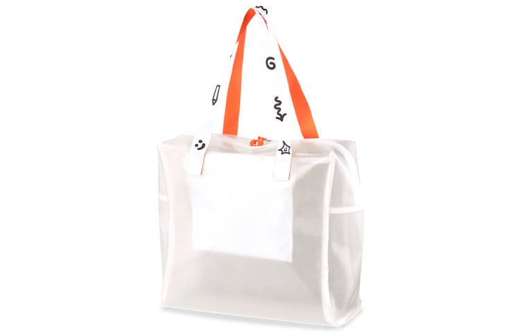 PUMA x MR.Doodle Shopper Bag 'White Black Orange' 077438-01