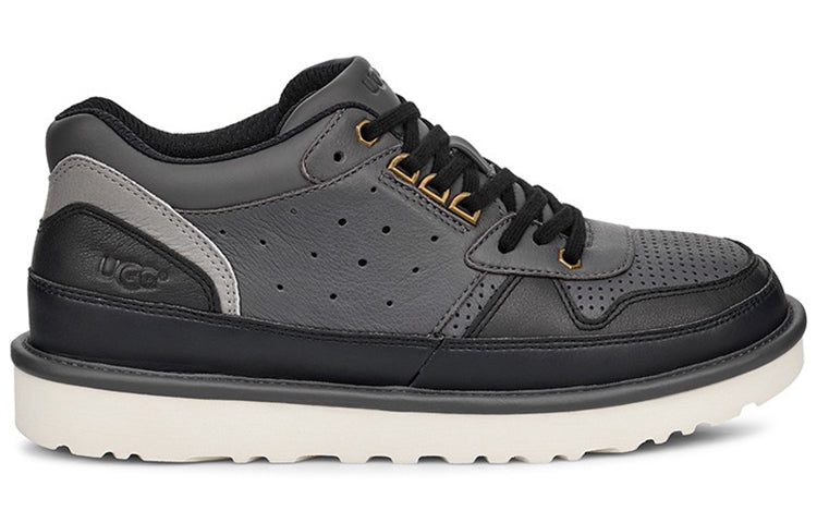 UGG Highland Casual Skateboarding Shoes Gray Black 1099701-OBLC