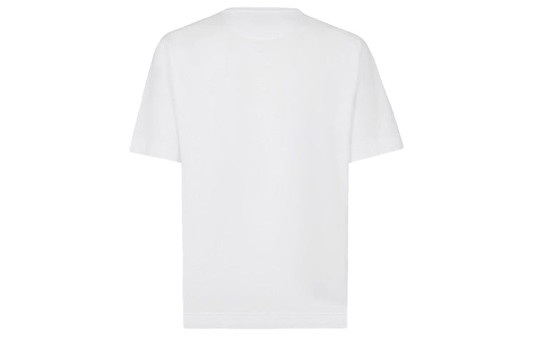 Men's FENDI Series Pattern Short Sleeve White FY0936ACNIF0QA0