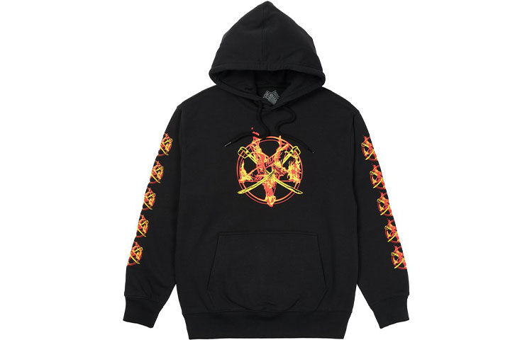 Palace FW21 X Salomon Flamed Hoodie 'Black' P21HD014