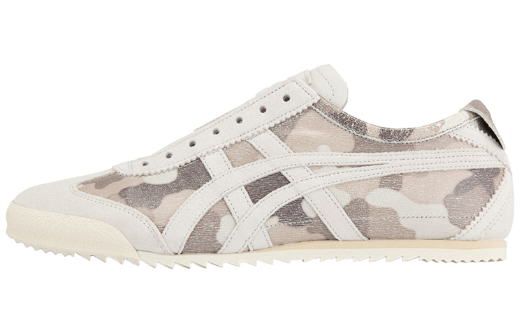 (WMNS) Onitsuka Tiger Mexico Slip-On Deluxe 'White Grey Camouflage' 1182A133-100