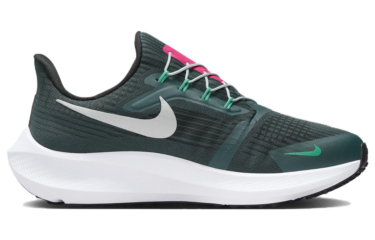 (WMNS) Nike Air Zoom Pegasus 39 FlyEase Wide 'Deep Jungle Metallic Silver' DJ7384-300