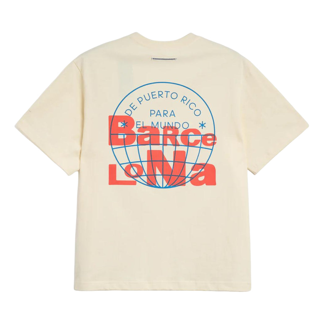 adidas x Bad Bunny DtMF Tour Merch Barcelona T-Shirt 'Beige' KW8065