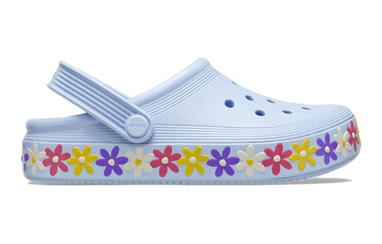 (GS) Crocs Baya Band Charm Band Clogs 'Blue Multi' 209067-4NS