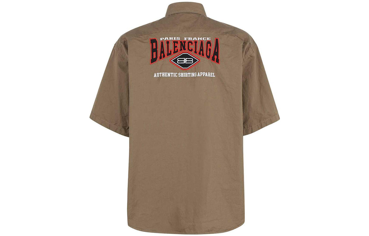 Balenciaga BB Authentic Jersey Apparel Shirt 'Tan' 699057TYB187081