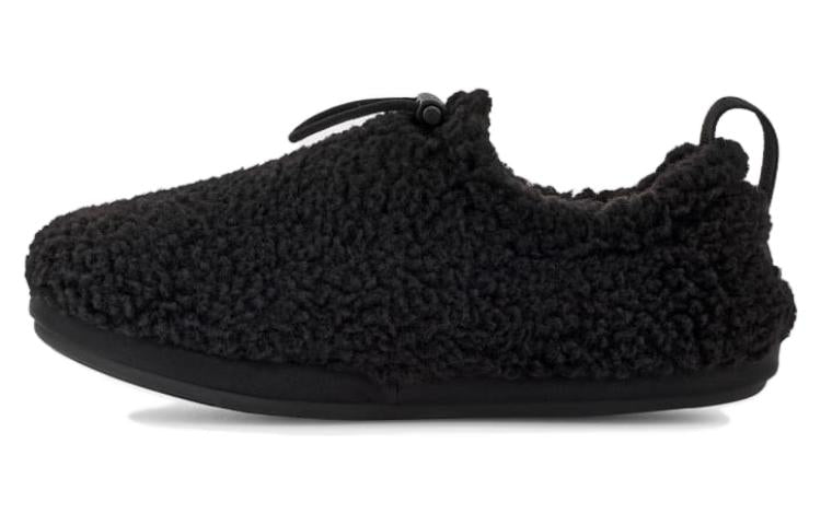 (WMNS) UGG Plushy Slipper 'Black' 1143952-BLK