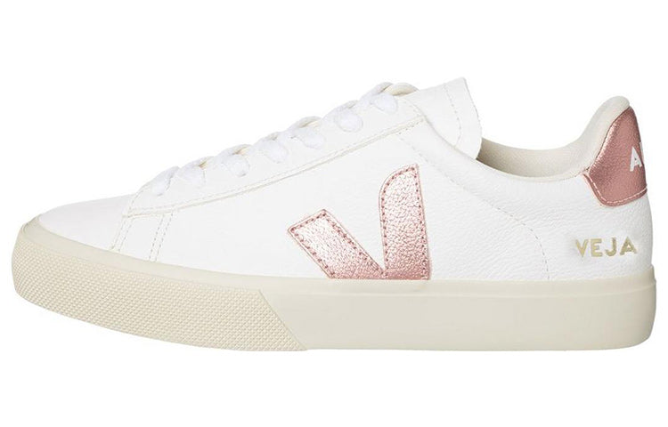 Veja Campo Chromefree Lace-Up Sneakers 'White Pink' CP0503128