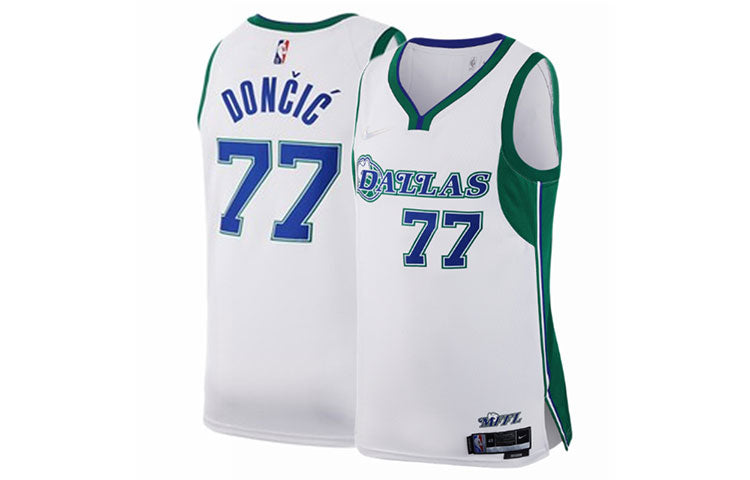 قميص كرة السلة Nike NBALuka Doncic Dallas Mavericks City SW Fan Edition رقم 77 DB4023-100