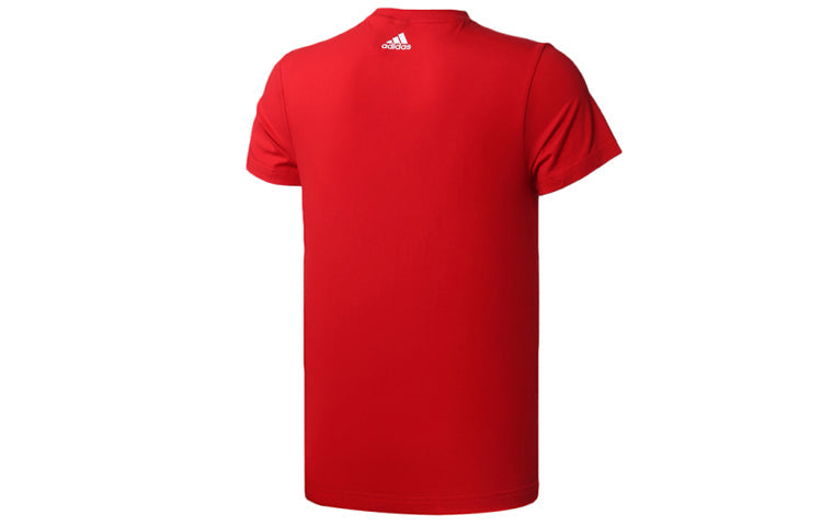 Men's adidas China Printing Short Sleeve Red T-Shirt GL5636