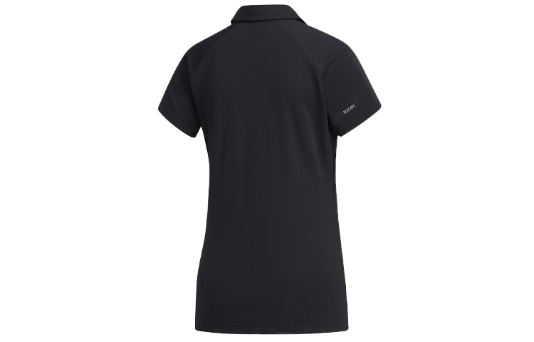 (WMNS) قميص بولو أديداس تنس رياضي أسود FK1385