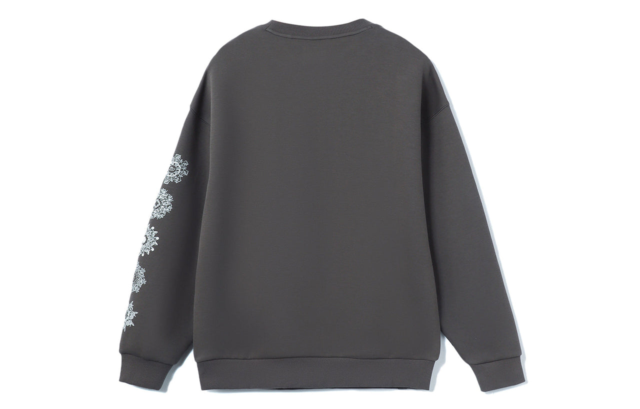 Li-Ning x Jon Burgerman BadFive Graphic Sweatshirt 'Grey' AWDR739-5