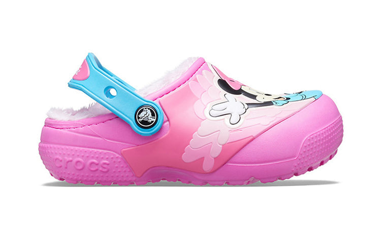 (GS) Crocs Fun Lab Disney Minnie Lined Clogs 'Pink Blue' 206554-6QQ