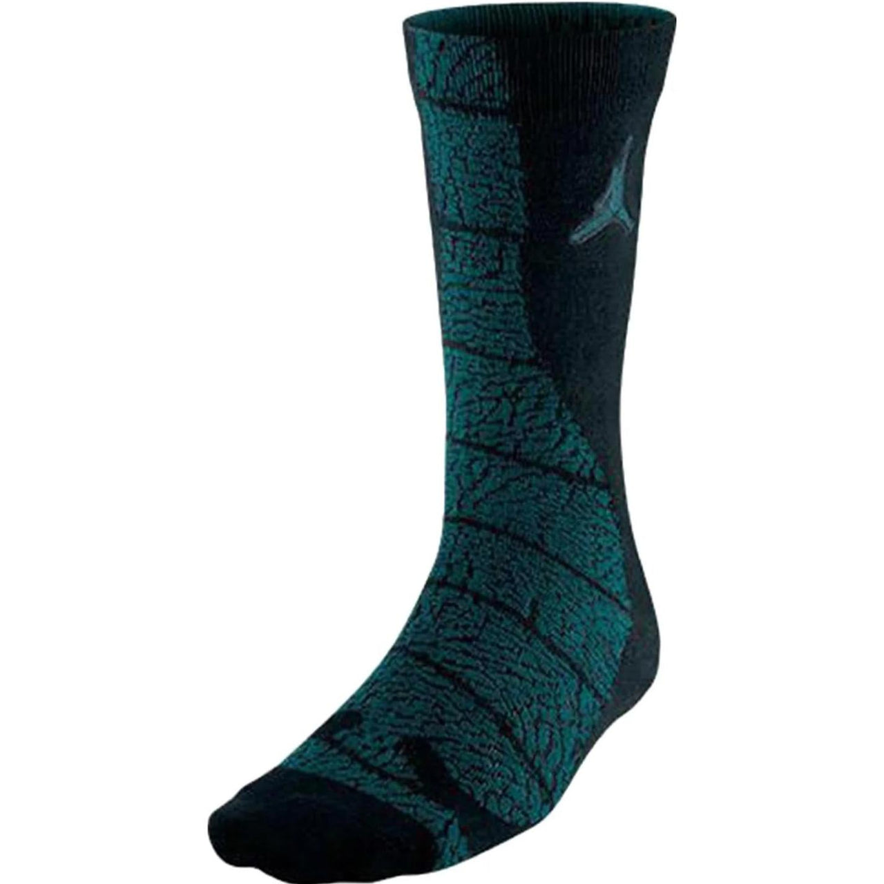 Air Jordan Elephant Print Crew Socks 'Green Black' 612850-321