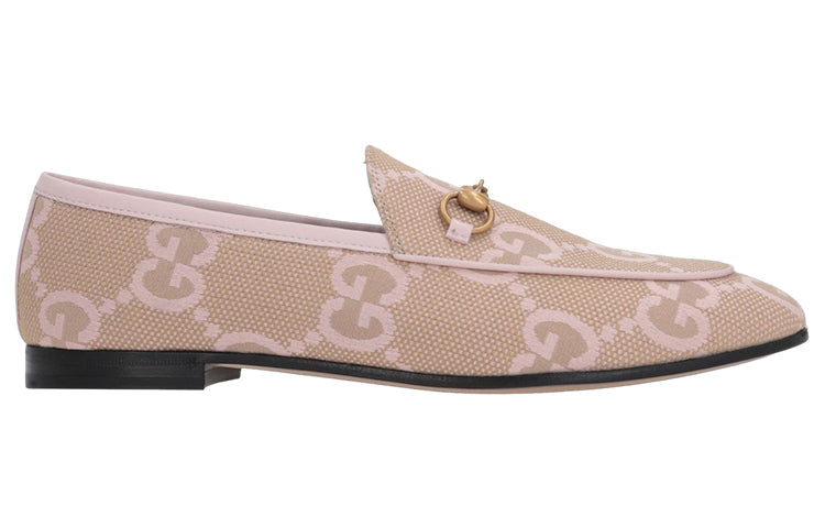 (WMNS) Gucci Jordaan Jumbo GG Loafers 'Pink' 431467-FABB1-8869