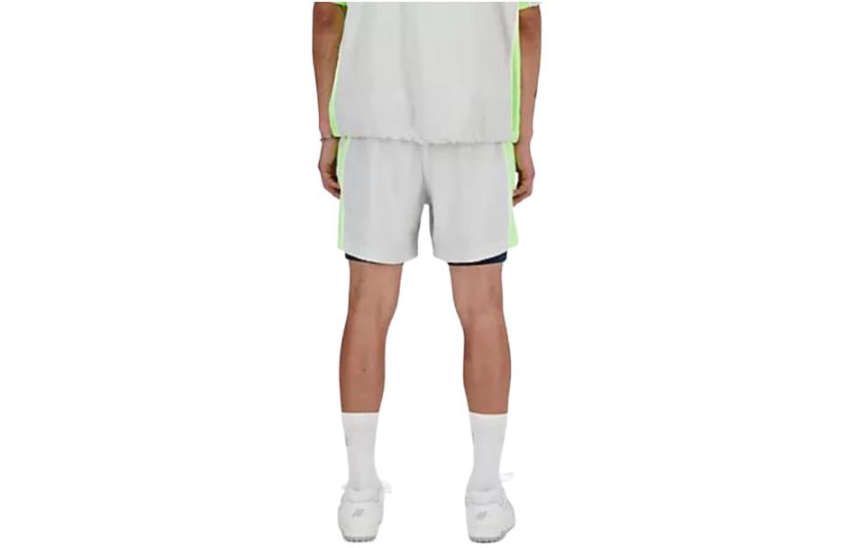 New Balance Hoops On Court 2 in 1 Shorts 'Grey Matter' MS41586-GYM