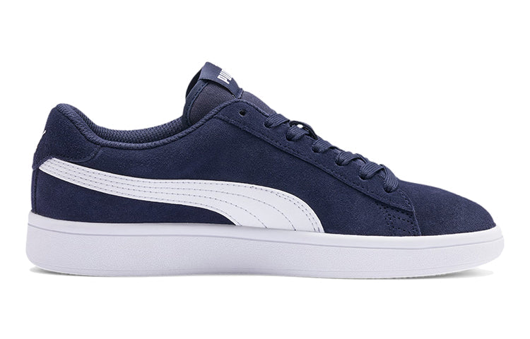 PUMA Smash V2 Suede Jr Blue/White 365176-02