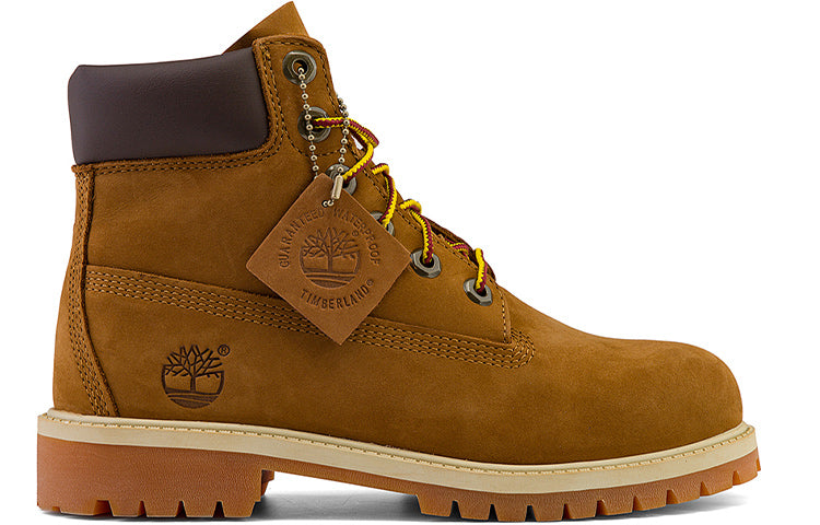 (GS) Timberland 6 In Premium Waterproof Wide Fit Boots 'Brown' 14949