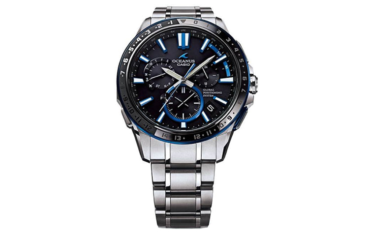 Casio Oceanus Analog Watch 'Blue Black Silver' OCW-G1200-1A